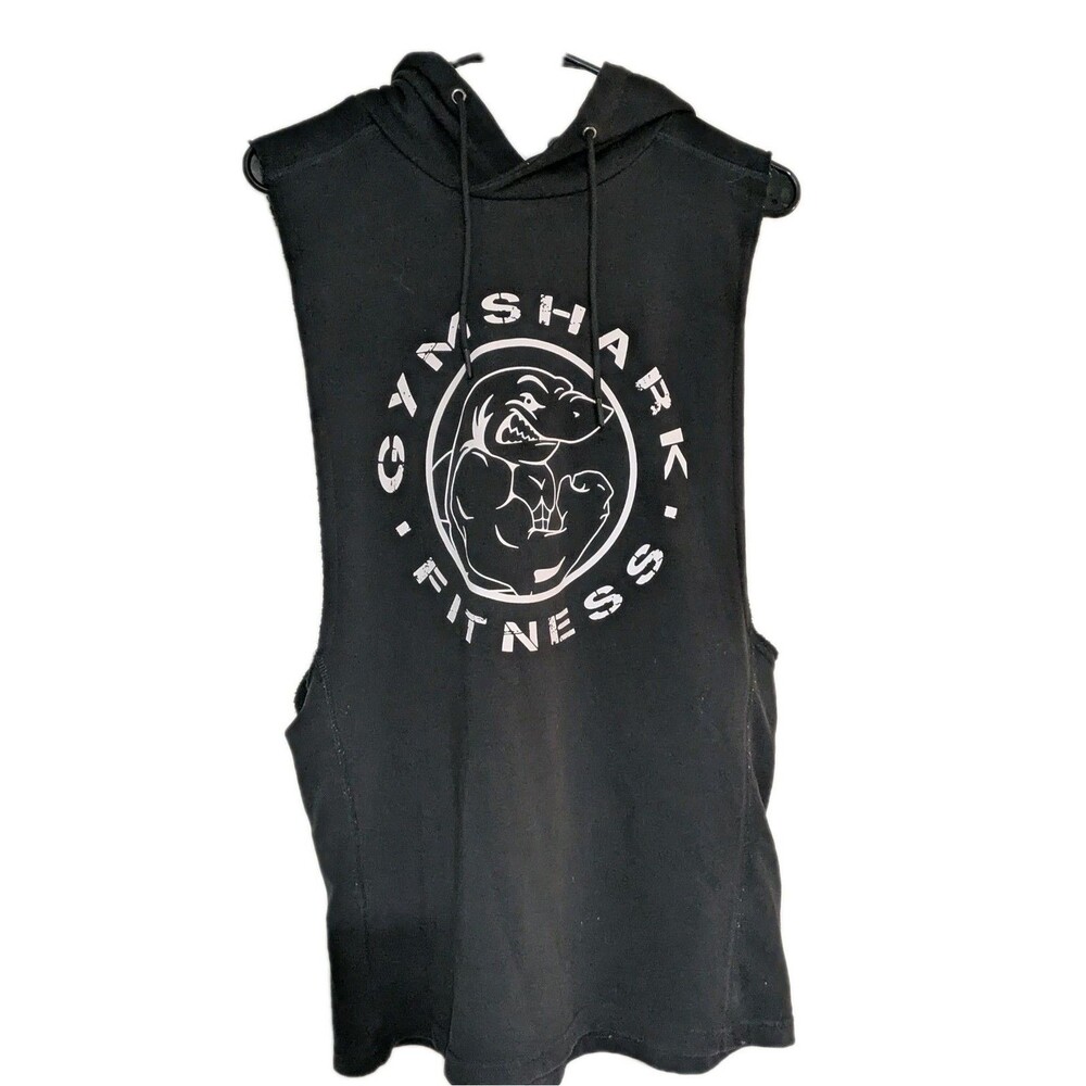 Gymshark Hoodie Sleeveless Black Size Medium Womens